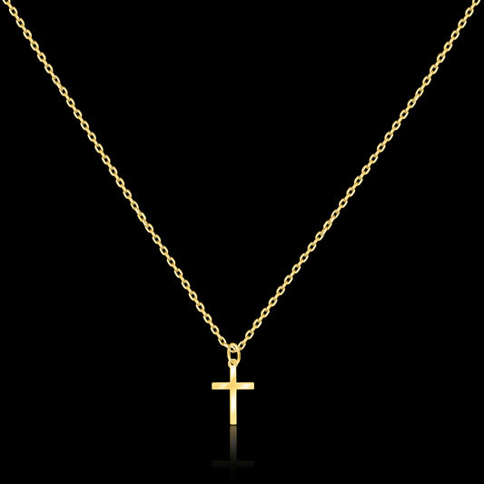 Father Save Me Cross on Gold Filled Chain