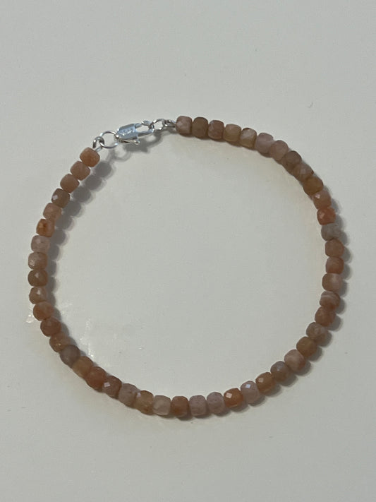 Under the Sun Natural Sunstone Gemstone Bracelet